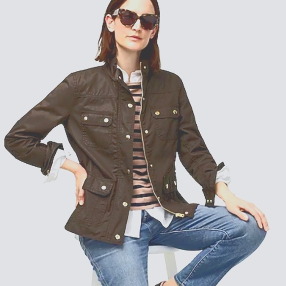 J. Crew Jackets \u0026 Coats | J. Crew Cargo Jacket | Color: Brown | Size: Xs | Lapetited's Closet